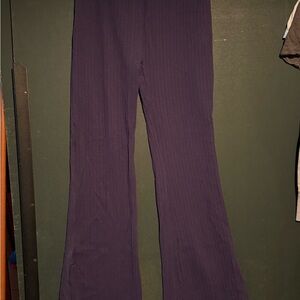 PINK Victoria's Secret Dark Blue Flare Leggings